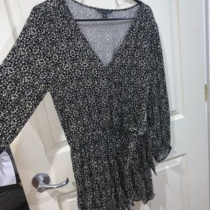 Flower long sleeve romper